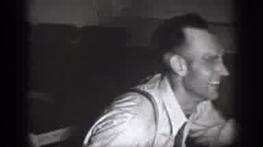 Chelan Washington (1939): Dressed In A White Shirt Smiling Man Up Close Meeting