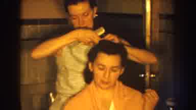 Nebraska (1959): Elder Sister Helps Younger Sister Fix Her Hair