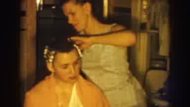 Nebraska (1959): Mother Fixing Her Daughterâs Hair For Wedding