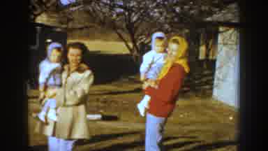 Nebraska (1959): Twins Babies Families Women Outdoor Traveling Picture Farmhouse