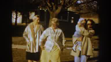 Nebraska (1959): Family And Friends Gather After Storm To Clean Up Yard