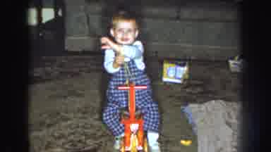 Nebraska (1959): Home Video Of Toddler Playing On A Wooden Horse