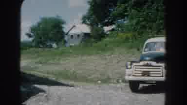 Nebraska (1959): Old Vehicles In The Countryside Gardeners Trunks And A Small Car