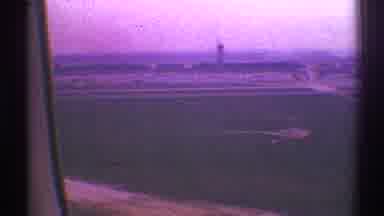 Los Angeles California (1969): Airplane View Of City And Grassy Field With Tower