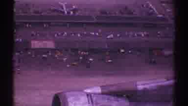 Los Angeles California (1969): A Plane Taking Off From The Ground Looking Back At