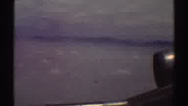 Los Angeles California (1969): Recording From A Plane You See The Clouds Out The