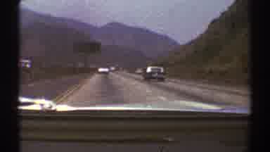 Los Angeles California (1969): Driving With Several Cars On The Track On Both