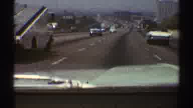 Los Angeles California (1969): Speeding Down The Highway Looking For Adventure And