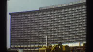 Los Angeles California (1969): A Big Huge Hotel That You Would See At The A Resort