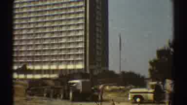 Los Angeles California (1969): The Big Dump Truck Plugs Along In The City Moving