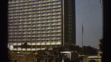 Los Angeles California (1969): Building Under Construction With No Entrance
