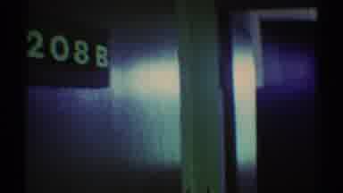 Los Angeles California (1969): Sign In Hallway Of Building Reads Two Hundred Eight