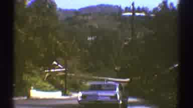 Los Angeles California (1969): Driving By A Pretty House For Sale Close To The
