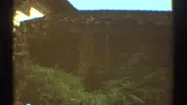 Los Angeles California (1969): Old Building Surrounded With Trees And At The End A