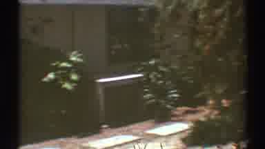 Los Angeles California (1969): Vintage Looking Video Of Someone's Backyard With A
