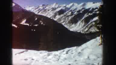 Aspen Colorado (1961): An Outdoor Home Movie Depicting A Snowy Landscape On A