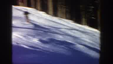 Aspen Colorado (1961): Skiing On A Steep Snow Covered Hill