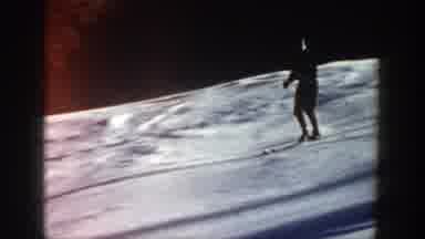 Aspen Colorado (1961): Man Doing Ski Maneuvers Going Down The Mountain In A Park