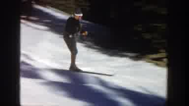 Aspen Colorado (1961): Men Skiing In The Snow On The Shadows Of Countless Fir