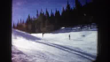 Aspen Colorado (1961): Two Close Friends Skiing Happily
