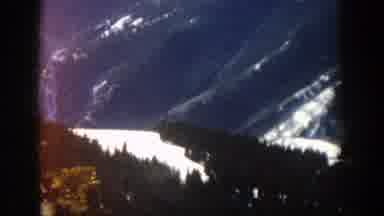 Aspen Colorado (1961): Landscape Mountains Background Covered Snow Morning Winter