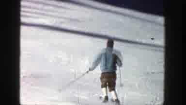 Aspen Colorado (1961): Snow Keening A Downhill On A Hard Snow And A Perfect