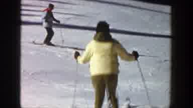 Aspen Colorado (1961): A Home Movie Depicting A Person Skiing Down A Hill With