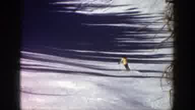 Aspen Colorado (1961): Snow Skiing An Exciting Descent Among The Trees And With