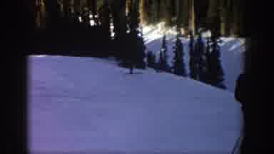 Aspen Colorado (1961): Two People Enjoying Some Skiing On A Tall Snowy Slope