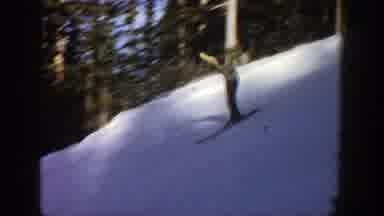 Aspen Colorado (1961): Skiing Down A Hill