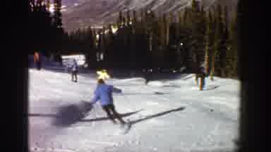 Aspen Colorado (1961): People Skiing Probably In Winter In A Forest With Several