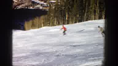 Aspen Colorado (1961): Skiing With People On Powder White Smooth Slops