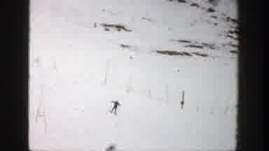 Aspen Colorado (1961): People Skiing Downhill On A Bright Sunny Day