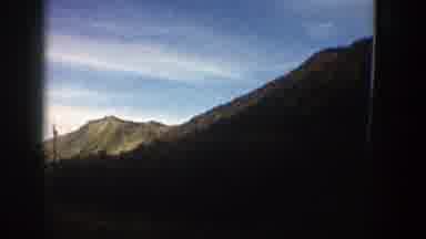 Aspen Colorado (1961): Mountains Being Recorded From A Moving Vehicle Showing