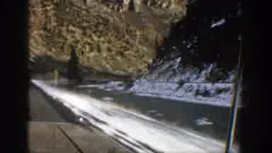 Aspen Colorado (1961): Driving Through Frozen Highway Signposts And Mountains