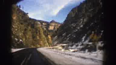 Aspen Colorado (1961): Colorado Road Through The Mountains Displaying A Beautiful