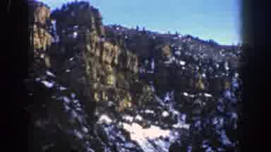 Aspen Colorado (1961): View Of Snow Covered Mountains And Blue Sky On A Clear Day