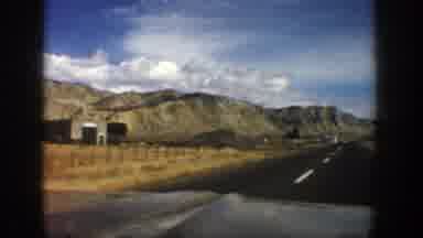 Aspen Colorado (1961): Truck Travels On A Busy Road Through Rural And Mountainous