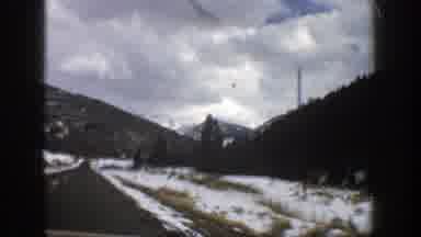 Aspen Colorado (1961): Driving Through The Mountains In Winter