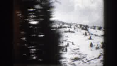 Aspen Colorado (1961): Driving Up A Road With Approaching A Mountain With A Dump