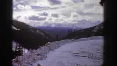 Aspen Colorado (1961): Beautiful Landscape On The Top Of The Mountain Full Of Snow