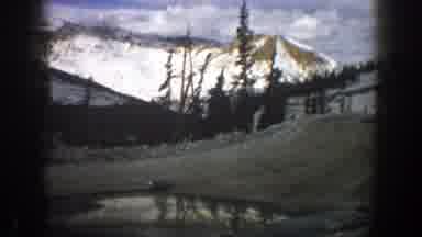 Aspen Colorado (1961): Journey In A Car Up The Mountain Path On A Snowy Day