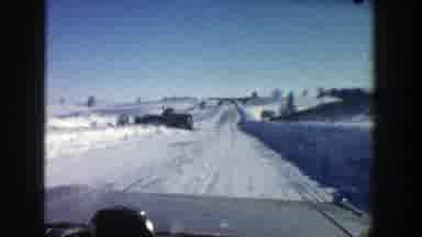 Aspen Colorado (1961): Vehicle Transits In Mountainous Area Full Of Snow Truck