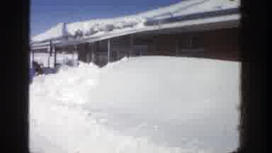 Aspen Colorado (1961): Snowfall Creates Snow Wall Preventing Residents From