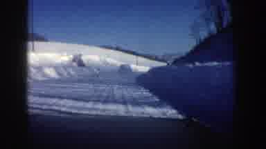 Aspen Colorado (1961): Traveling A Snow Filled Highway Right After A Snow Storm On