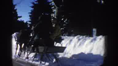 Aspen Colorado (1961): People Watching You Go By While On A Horse Looking Down