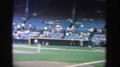 Yankee Stadium New York (1964): Baseball Pitcher Throws A Pitch To The Batter In A
