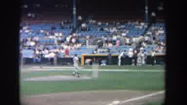 Yankee Stadium New York (1964): View Of Baseball Game Played In Half Empty Stadium