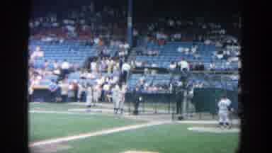 Yankee Stadium New York (1964): Filming The Baseball Player Getting Ready To Hit A