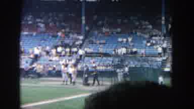 Yankee Stadium New York (1964): People Sit In The Stands And Watch The Baseball